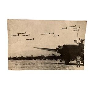 Vintage 5" by 8" James Phillips Japanese Bombers WWII Black White Photo Print